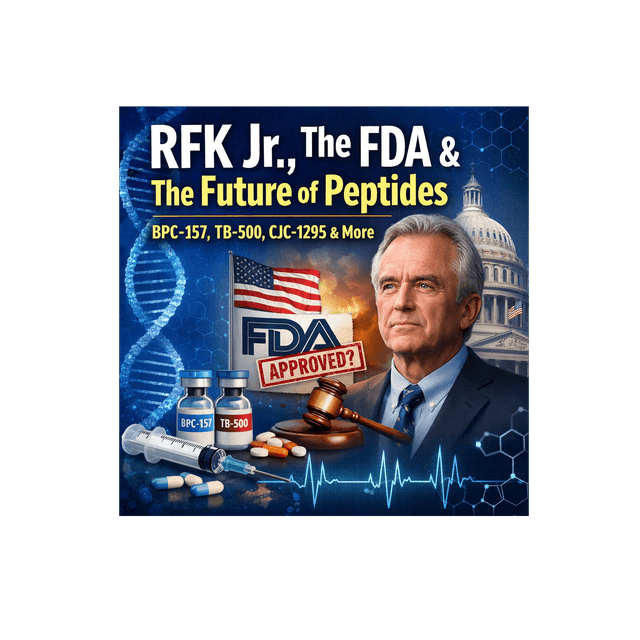 RFK Jr., The FDA, and the Future of Peptides: What Could Change for BPC-157, TB-500, CJC-1295 and More