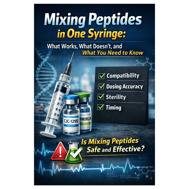 Mixing Peptides in One Syringe: What Works, What Doesn’t, and What You Need to Know