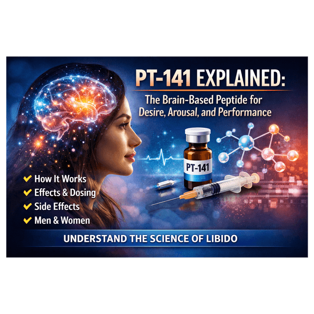 PT-141 Explained and Revisted: The Brain-Based Peptide for Desire, Arousal, and Performance