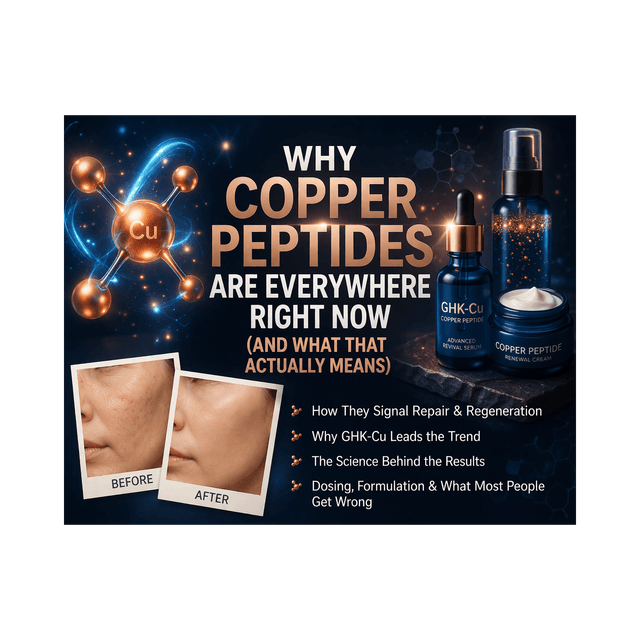 Why Copper Peptides Are Everywhere Right Now (And What That Actually Means)