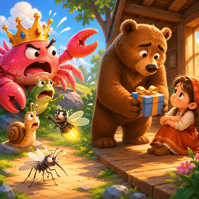 A Buzzing Mess & A Bear with a Gift Box!
