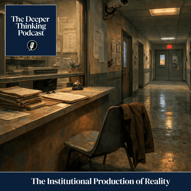The Institutional Production of Reality - The Deeper Thinking Podcast