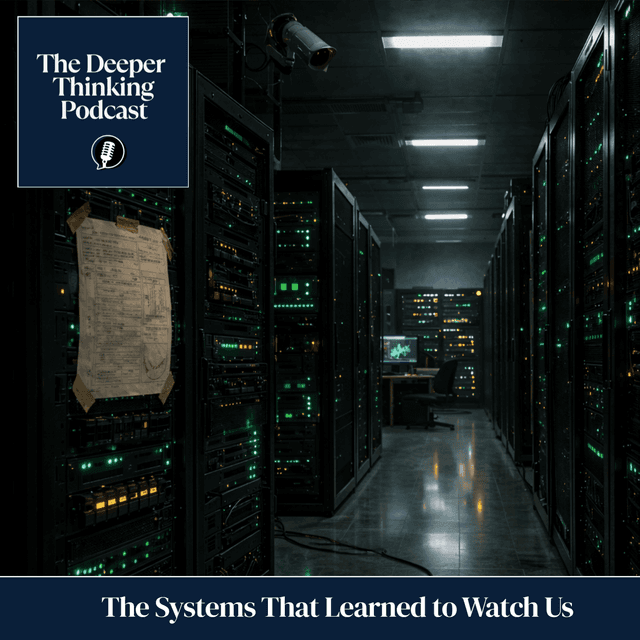 The Systems That Learned to Watch Us - The Deeper Thinking Podcast