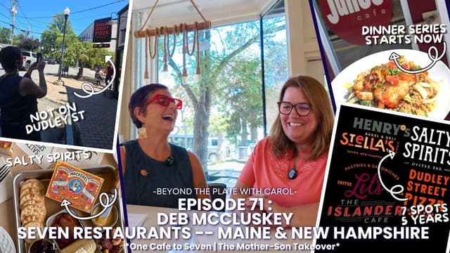 Deb McCluskey: From Lil’s Cafe to 7 Restaurants | Ep. 71 Beyond The Plate Podcast