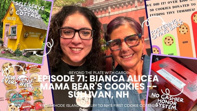 Bianca Alicea of Mama Bear’s Cookies: A Whimsical Cookie Cottage in the NH Woods | Ep. 72