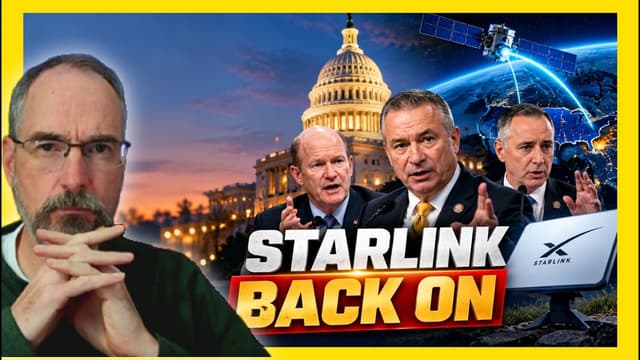 Congress Threatens Trump—Then Starlink Comes BACK
