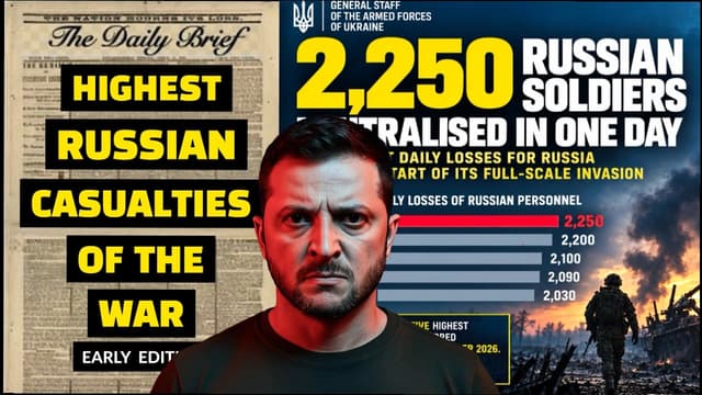 HIGHEST RUSSIAN CASUALTIES OF ENTIRE WAR (AND MORE)!