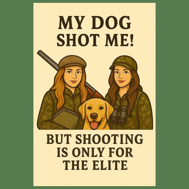 My Dog Shot Me! But Shooting Is Only For The Elite