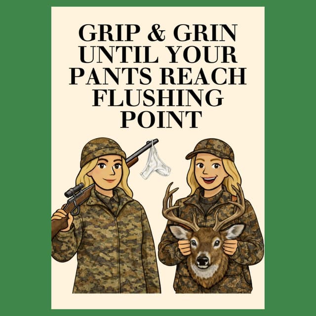 Grip and Grin Until Your Pants Reach Flushing Point