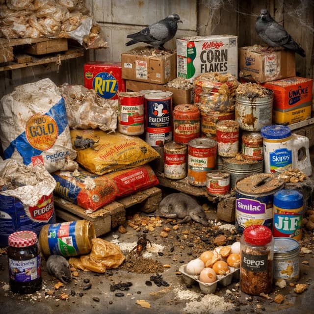 Food From a Distribution Center With a Class II Recall