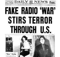 THE WAR OF THE WORLDS RADIO BROADCAST: OCT 30, 1938- THE BACK STORY PLUS CLIPS FROM THE RADIO BROADCAST
