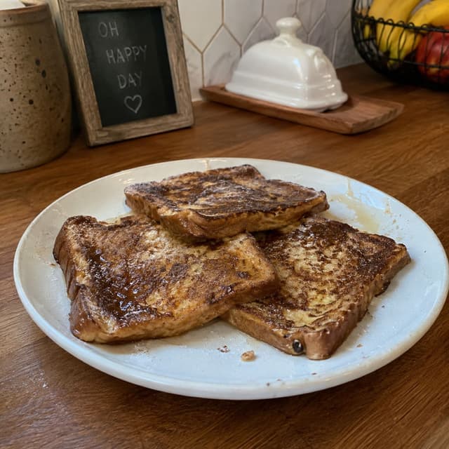 French Toast Left on Counter for Almost a Day