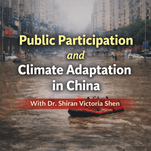 Public Participation and Climate Adaptation in China
