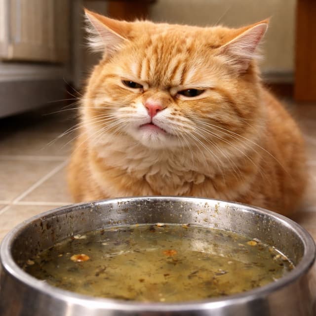 Not Washing a Cats Water Bowl for a Week