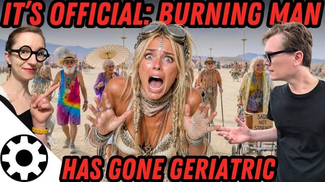 Youth Flee Burning Man: "A Retirement Home in the Desert"
